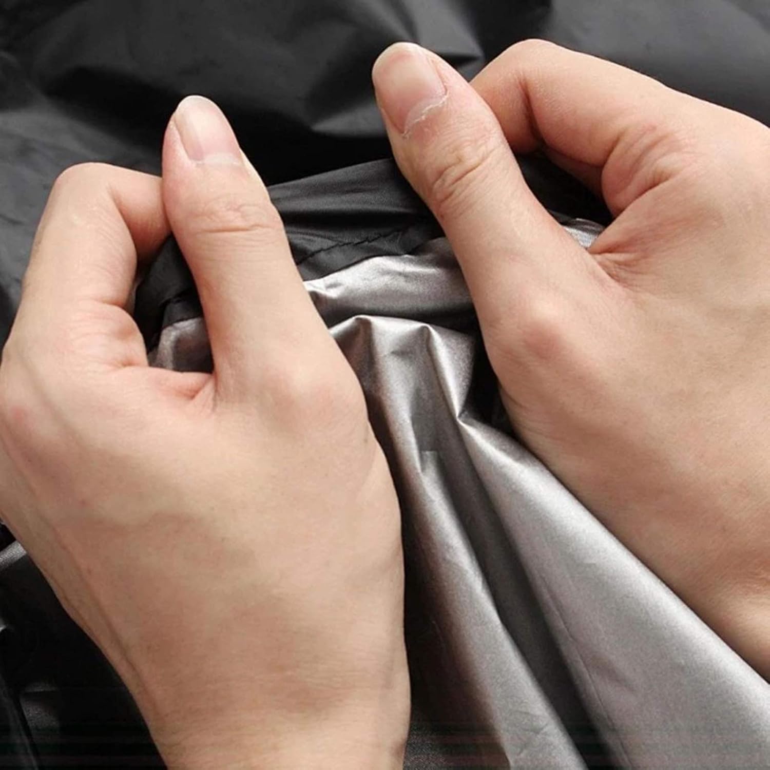 Extra Large Outdoor Furniture Set Covers 150X59in, 420D Heavy Duty Tear-Resistant Garden Table and Chairs Covers, Patio Furniture Covers Waterproof, Anti-UV Garden Furniture Covers Round