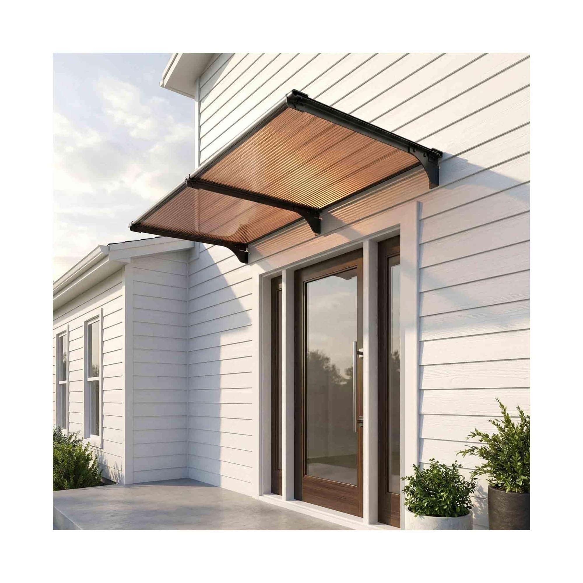 Evite filtraciones con el refugio para puertas y porches de 240cm