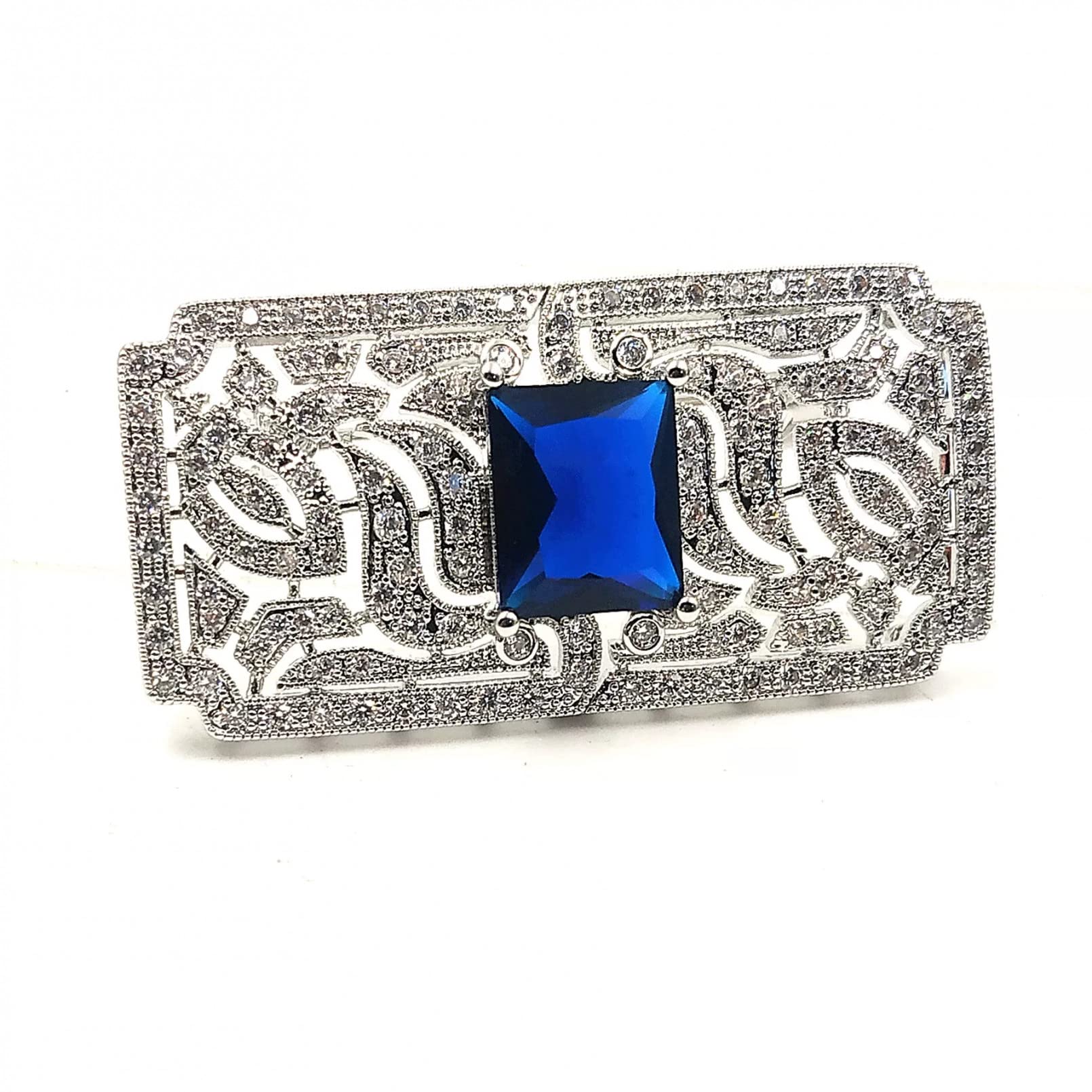 WLLLTYBroochSapphire Broche Pin Decorativo Señoras Ropa Accesorios Regalo