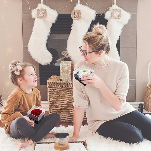 Miniatura 5 de Kylin Glory Peonía preservada de flores frescas cortadas para mujeres, mamá, esposa, novia, regalo de flores, decoración de peonía real para el día