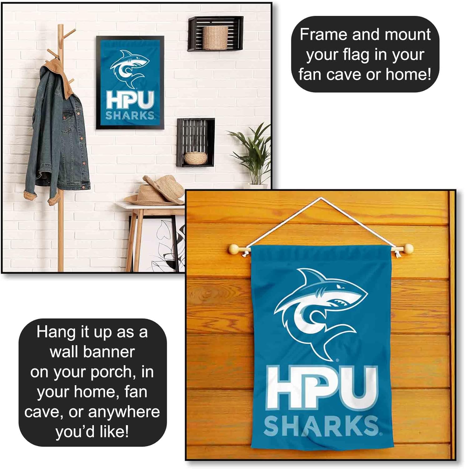 Hawaii Pacific Sharks Garden Flag - Image 5