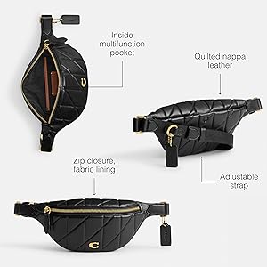 Amazon.com: Coach Essential Belt Bag, Black : Clothing Amazon.com: Coach Essential Belt Bag, Black : Clothing