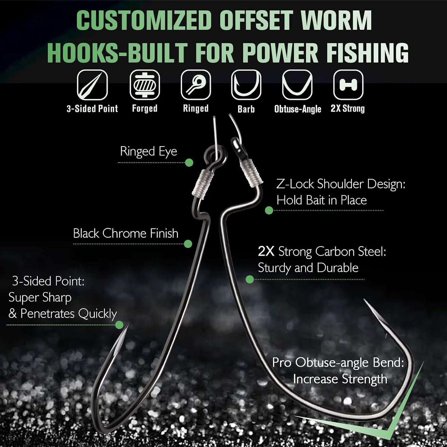 10/5PCS Ready Tied Carolina Rig Kit for Bass Fishing Catfish Rig Catfish Hook Kit with Bass Hooks, Swivel, Fluorocarbon Line, Weights