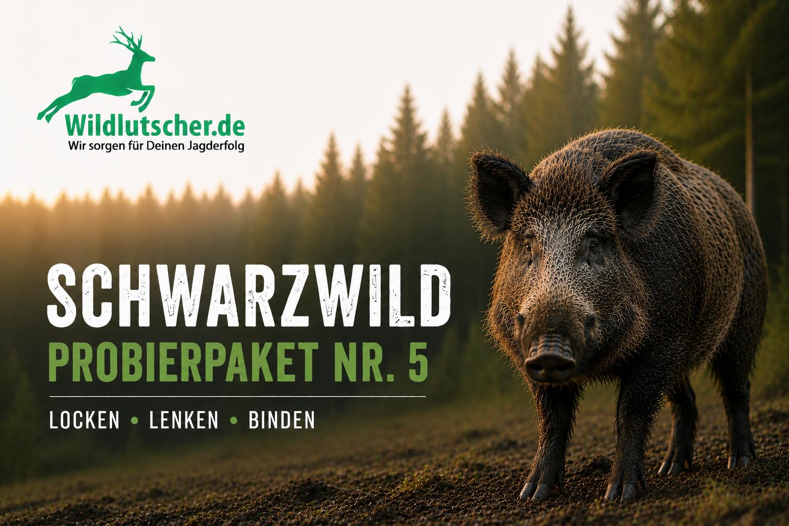 Probepaket Schwarzwild Nr.5 – Kirrungs Booster | Komplettset zur Verstärkung bestehender Kirrungen | Schwarzwild Lockmittel, Lockschrot, Boilies, Pinienteer & LockPaste