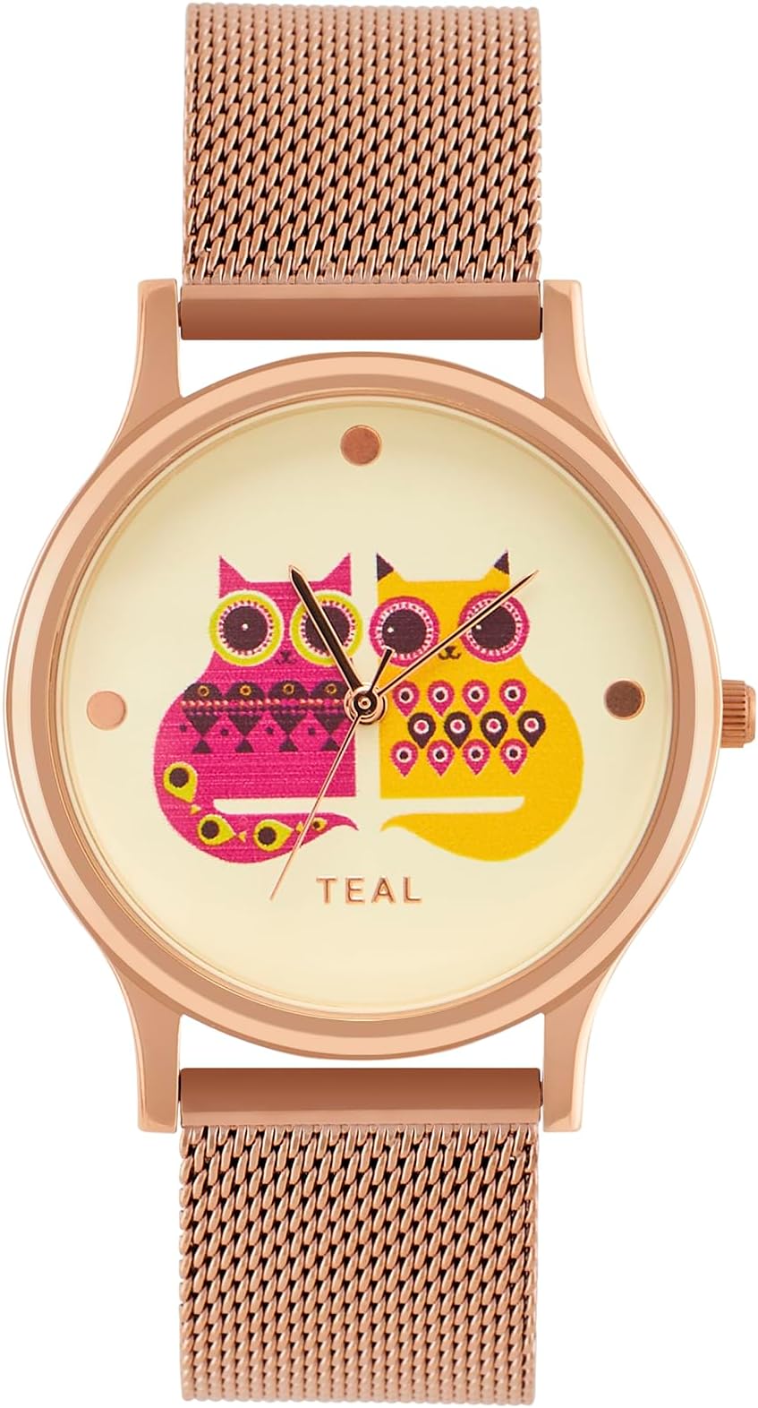 Round Dial Analog Watch for Women|Chevron Collection| Stainless Steel Strap|Gifts for Women/Girls/Ladies |Stylish Fashion Watch for Casual/Work