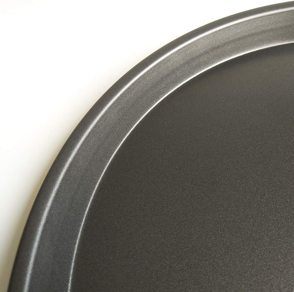 Carbon Steel Non-stick Pizza Pan Round Oven Tray Homemade Pizza Baking Sheet (12 inch) - Image 5