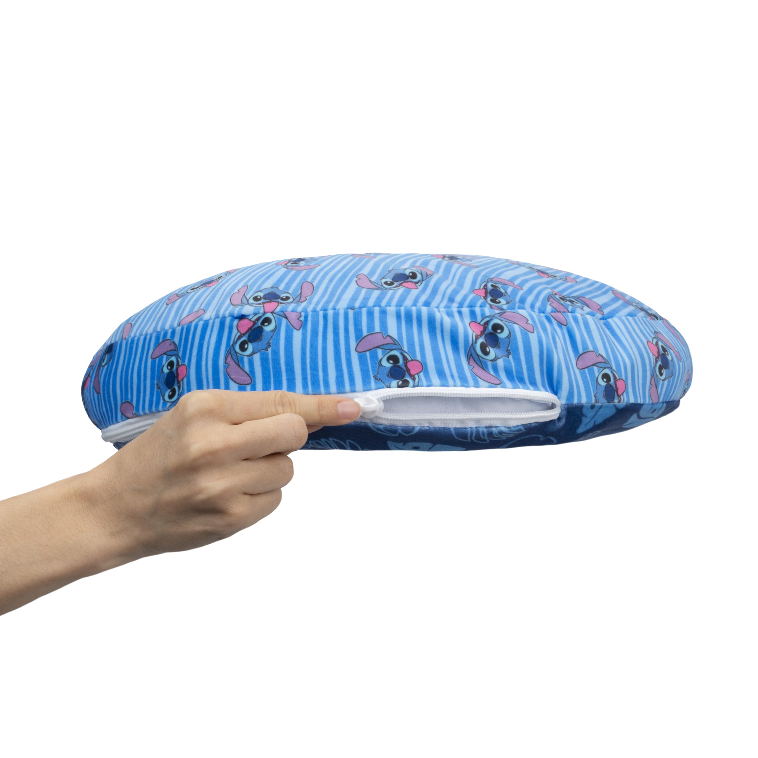 Disney Stitch - Cama para Mascotas con diseño de Personajes e Inserto extraíble Lavable a máquina, Cama Mediana para Mascotas
