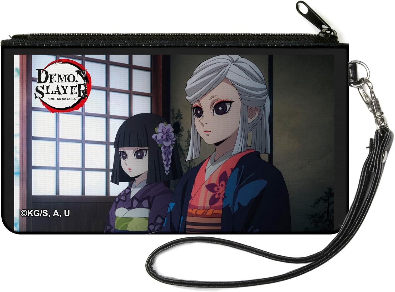 Buckle-Down Demon Slayer Wallet, Coin Purse, Demon Slayer Kiriya and Amane, Canvas