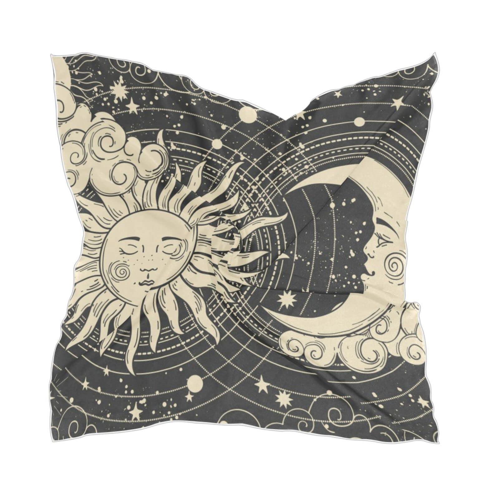 PMAIHNASSilk Scarf Head Hair Wraps Bandana Square Satin Head Scarf for Women