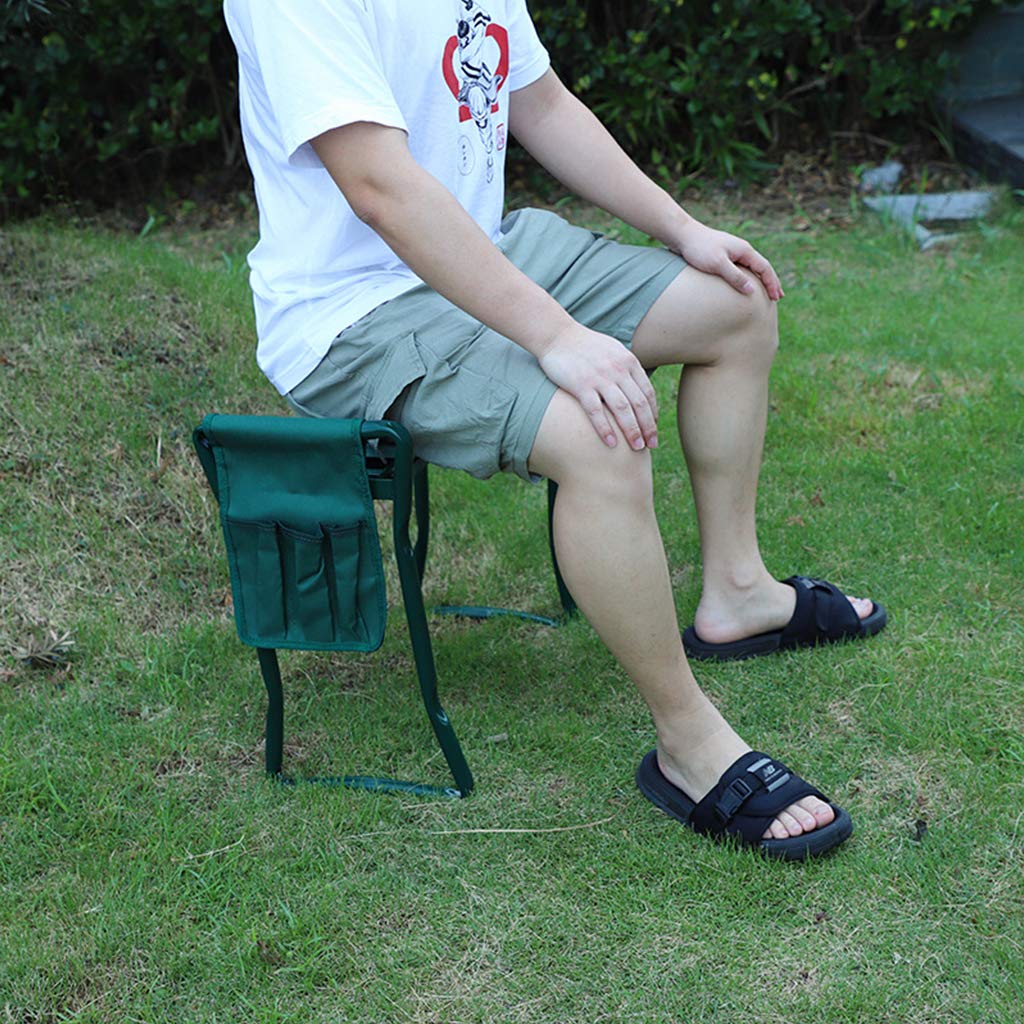 Sunix Repose-genoux Et Siège De Jardin Pliants, Avec Pochette à 2 Outils, Avec Coussin De Genoux Pour Le Jardinage Robuste Et Léger – Cadeau Idéal Pour Le Jardinage