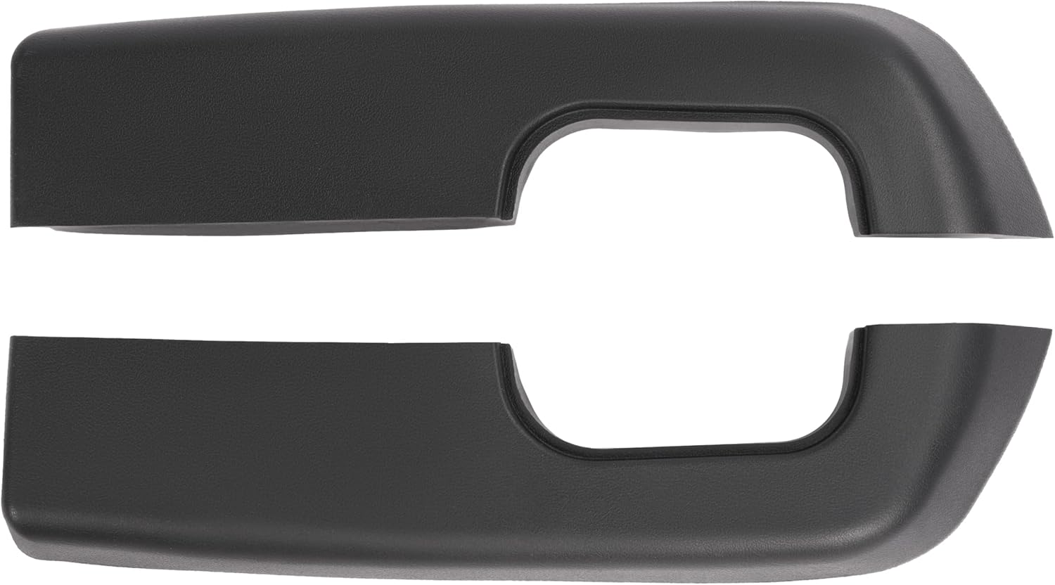 ALMULOO Door Armrest Compatible with 1973-1979 Ford F-100 F-150 F-250 F-350, 1978-1979 Bronco, Door Panel Padded Arm Rest Plastic+Steel with Painted Black Finish