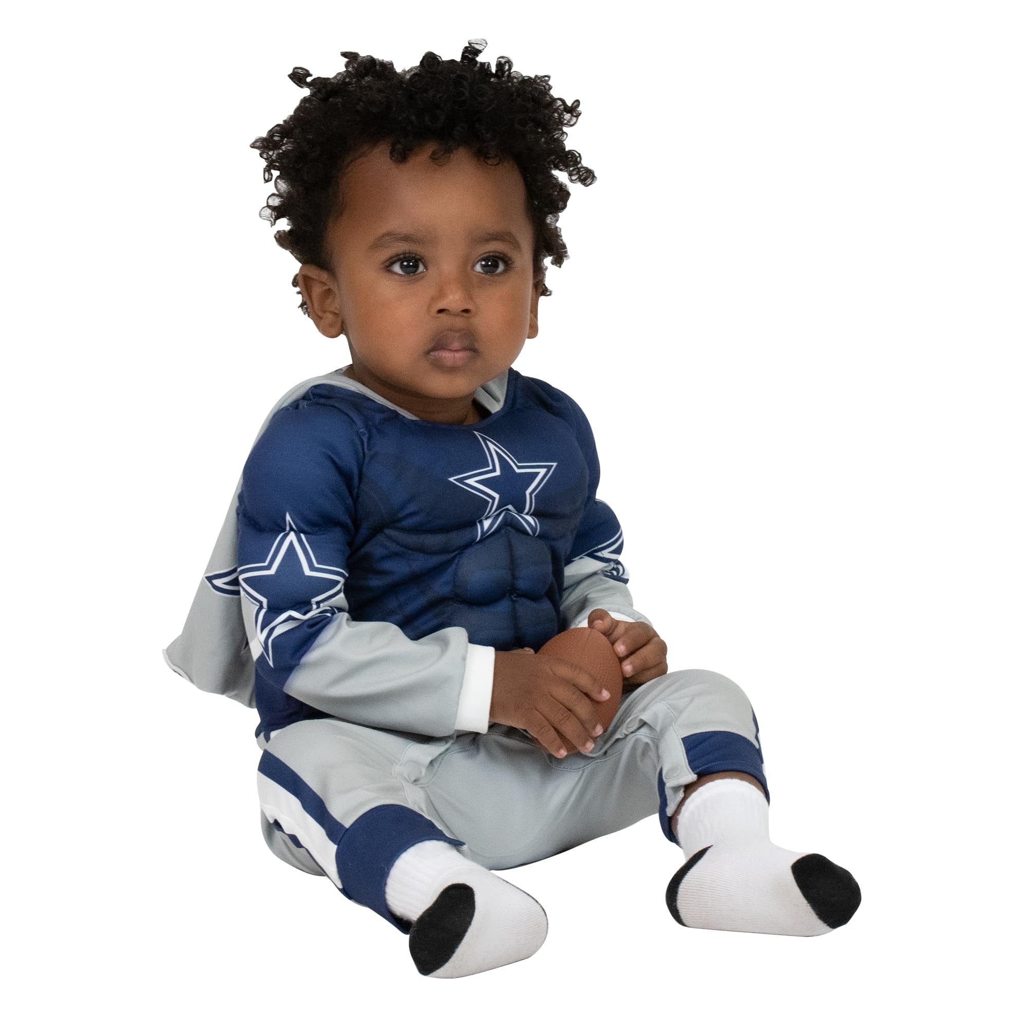 MODERN HERO NFL Dallas Cowboys Officially Licensed #1 Draft Pick Infant-Toddler Muscle Suit Costume, Size 2T