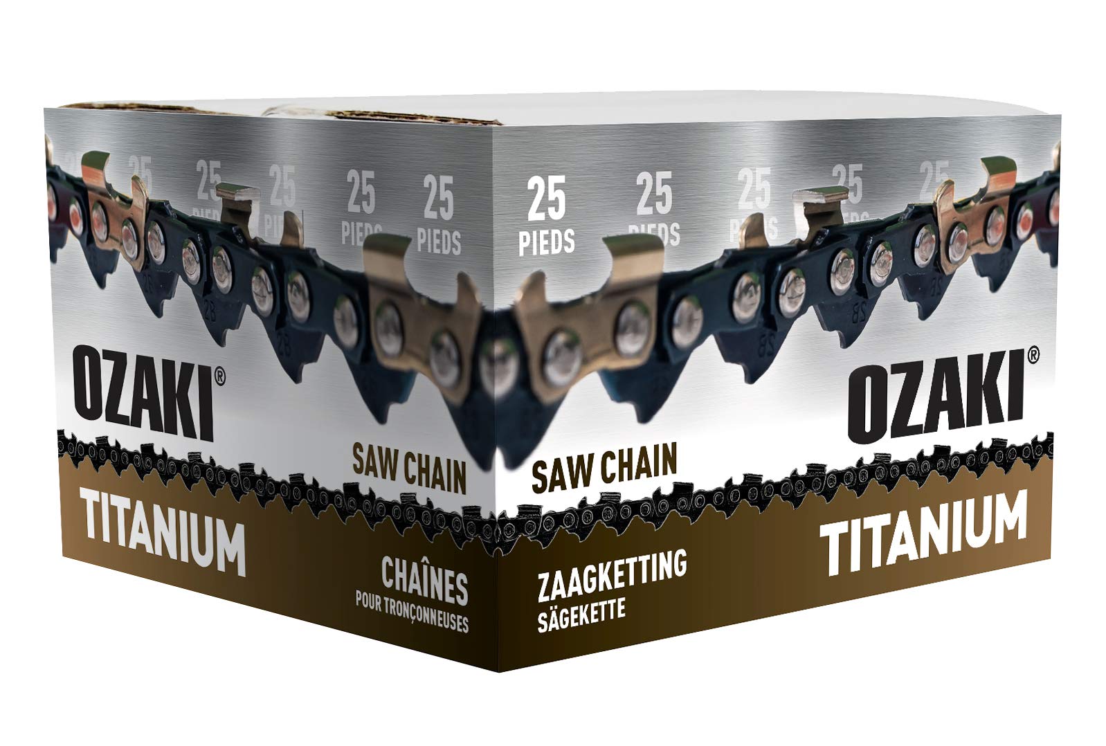 Rouleau de Chaîne de Tronçonneuse Ozaki 25 Pieds .325