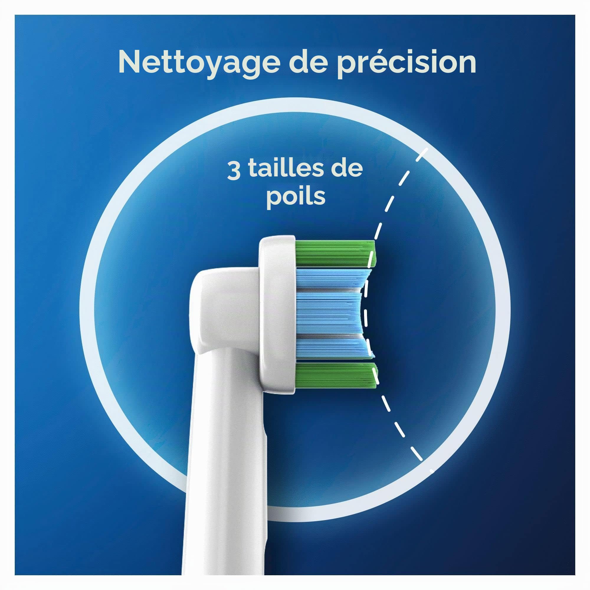 Nettoyez en profondeur vos dents et vos gencives avec la brosse à dents électrique Oral-B Advance Power 400