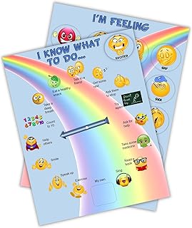 Thought-Spot: I Know What to Do Feeling Poster Chart: Autism - ADHD - Helps Kids Identify Feelings and Make Positive Choices (Moods/Feeling Poster)