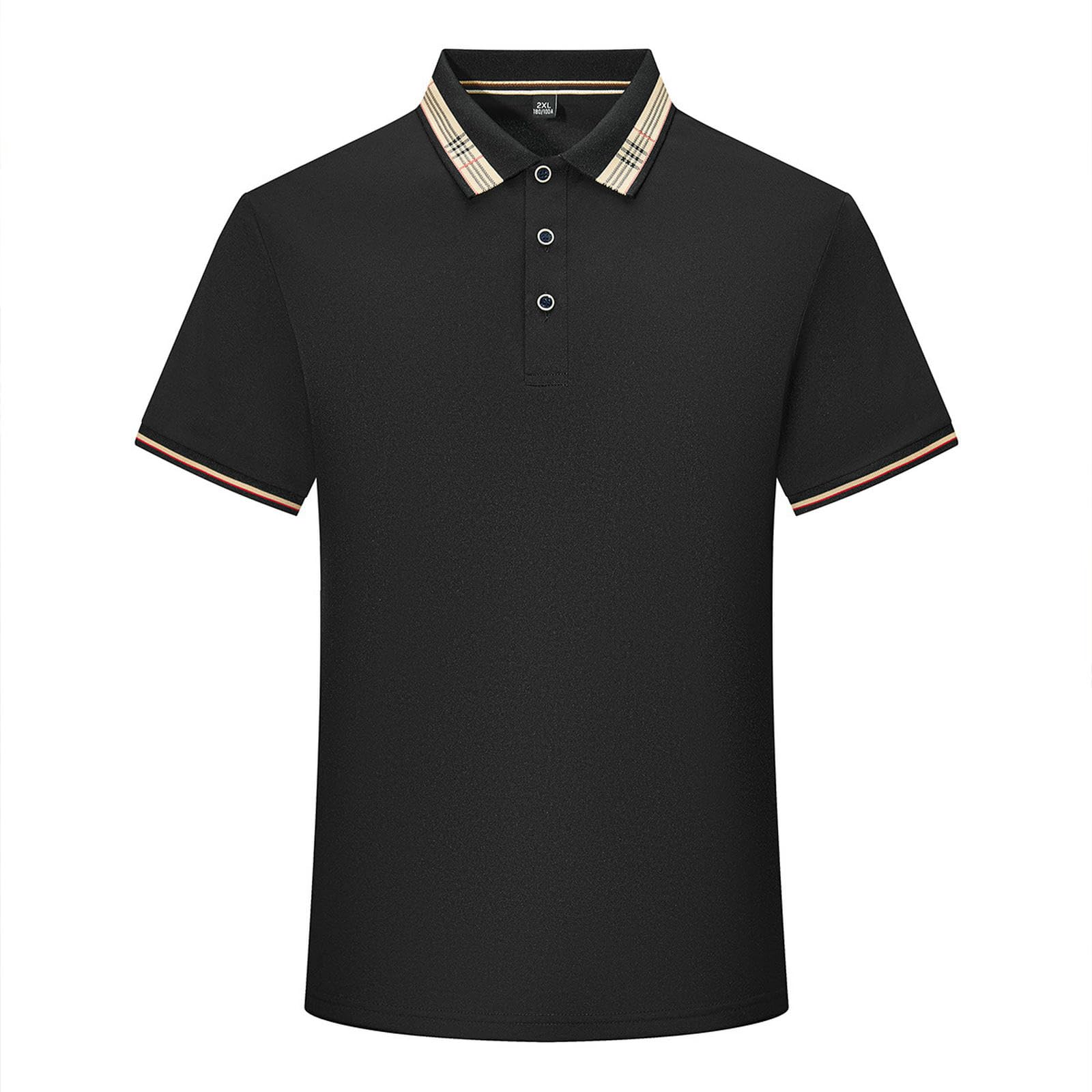Koszulka Casual z krótkim rękawem Revers Half Sleeve Top męska Textured Shirt-biały-XL
