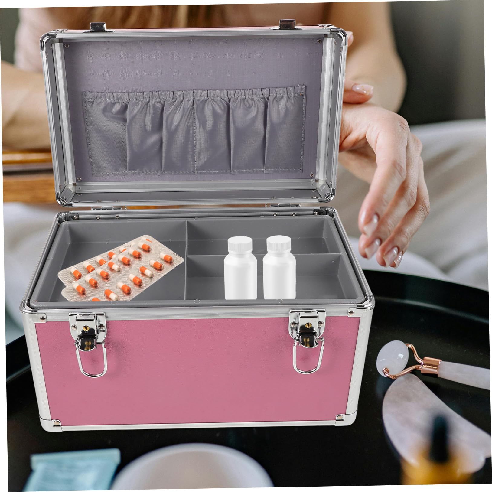 Kit Emergencia Botiquín Caja De Almacenamiento Botiquín Doméstico Resistente