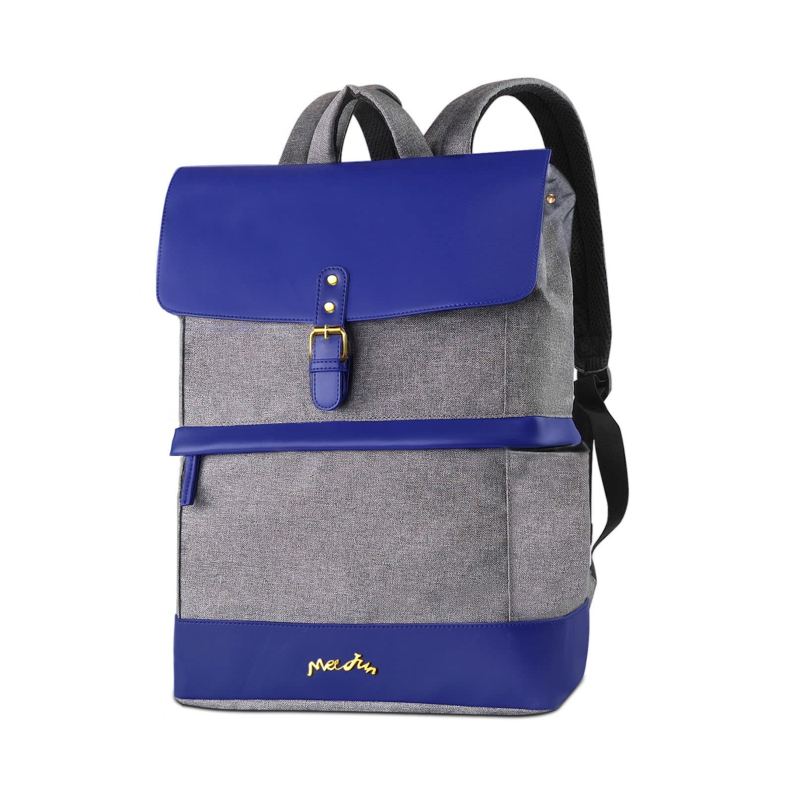 MEL JUNLaptop Backpack Large, 15.6 Inch Work Backpack Computer Bag Waterproof Travel Back Pack Laptops Backpack College School Backpack Bookbag for Women Men Office/Teacher/Work