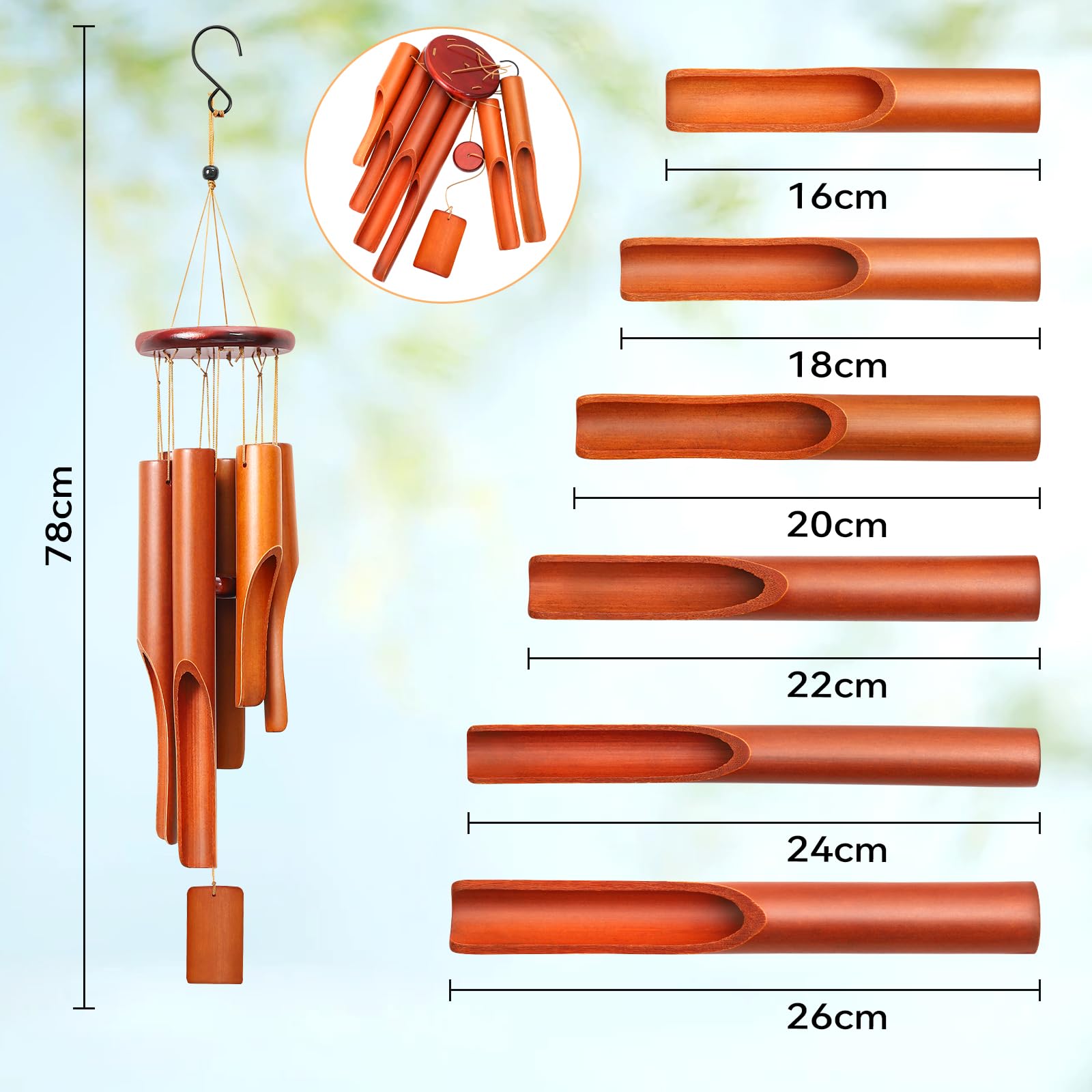 Kit De 25 Tubes Pour Fabriquer Un éolien à Vent - DIY, Décoration Jardin, Couleurs Variées - 10
