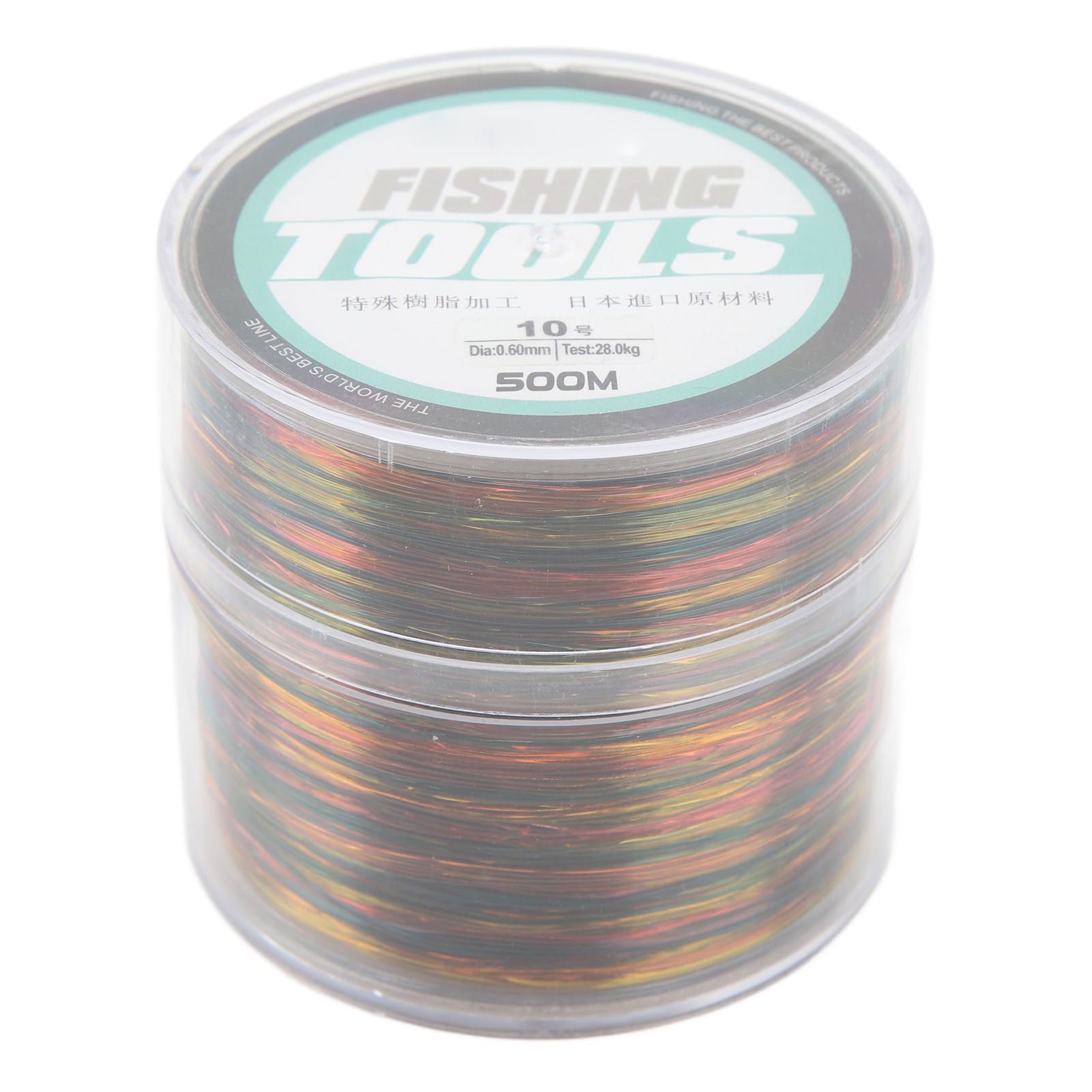 OUKENS Monofilament Fishing Line, 0.6mm 500m Powerful Wear Resistant Colorful Fish Wire for Trolling/Bottom Fishing, Casting Main Line Catfish, Bass : Sports & Outdoors
