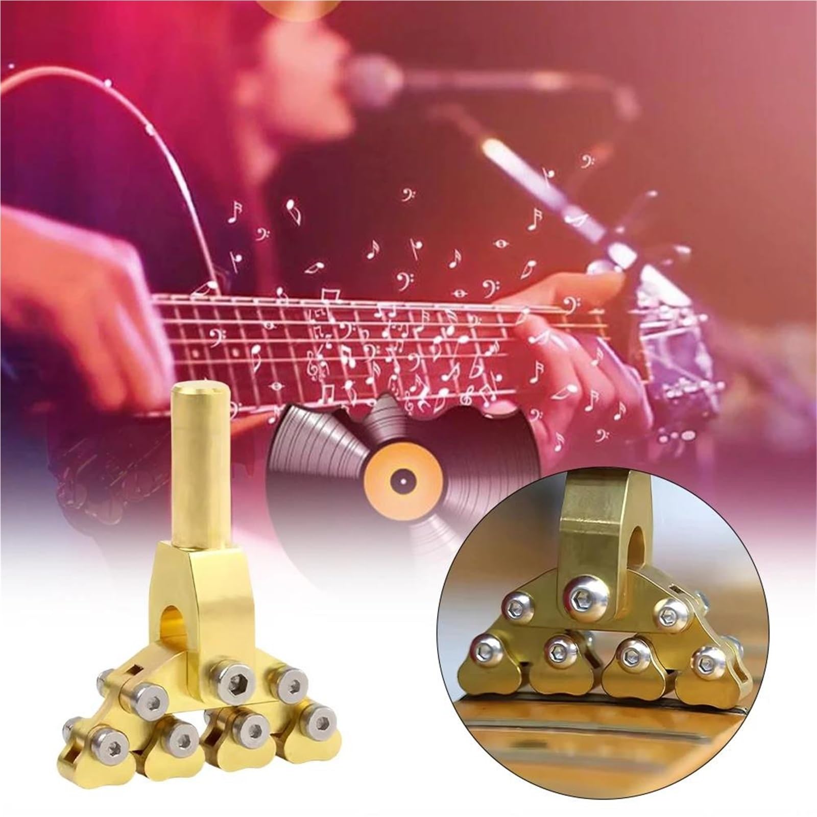 Zestaw Akcesoriów Gitary Narzędzie Do Dociskania Progów Fractal Gitar Akustycznych I Elektrycznych