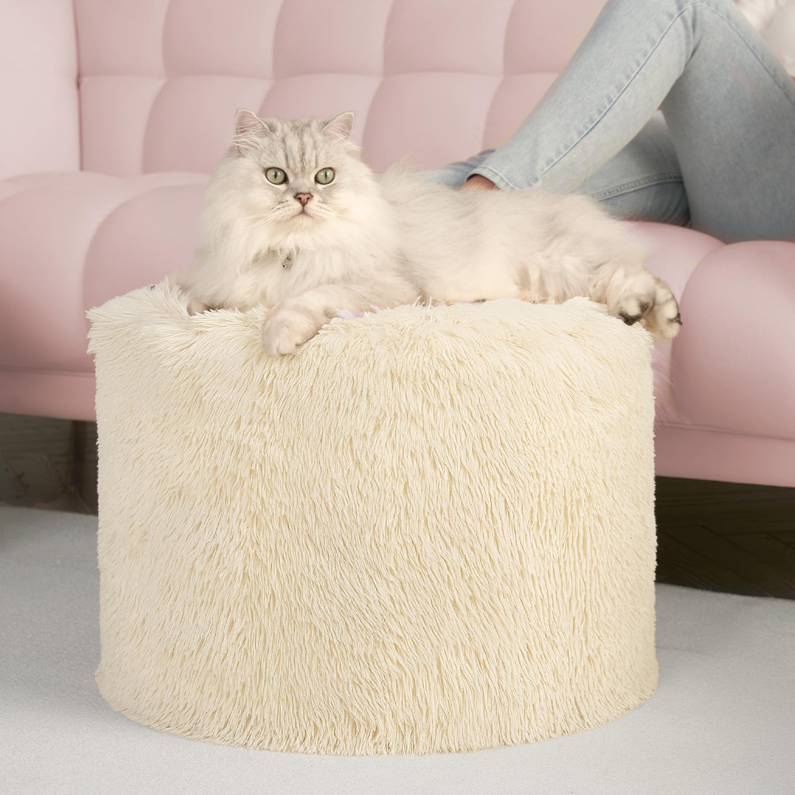 Hansleep Faux Fur Pouf
