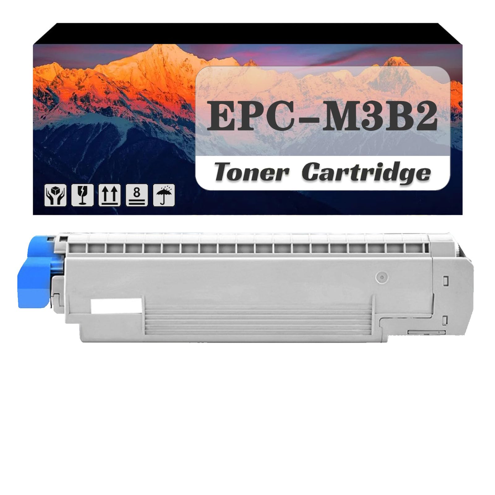 PuCio EPC-M3B2 EPCM3B2 Cartuccia di Toner Ad Alta capacità Compatibile per Oki B820DN B820N B840 B840DN B840DTN B840N Stampanti 1 Pack