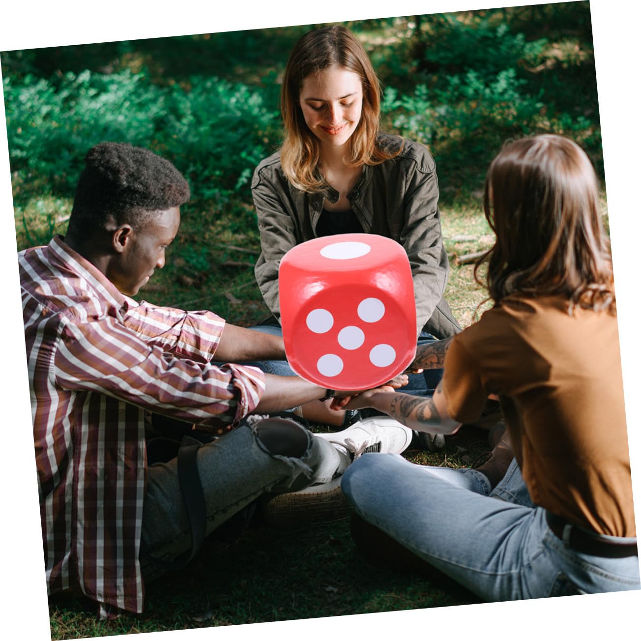Dados Gigantes de Espuma para Juegos y Enseñanza, Accesorio Seguro y Creativo Bordes Redondeados, Adecuado para Actividades al Aire Libre y Aula