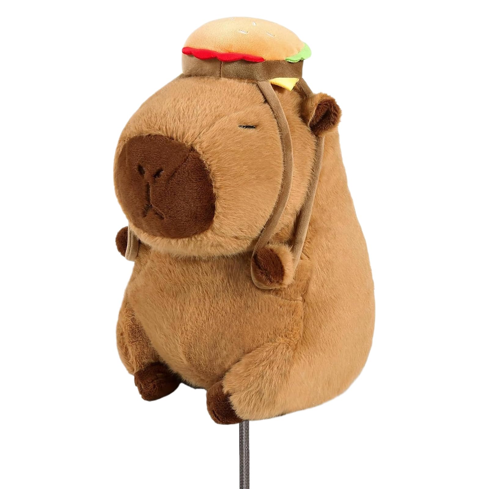Funny Capybara Golf Headcover, Animals Plush Golf Club Head Covers, Small Size Fits Hybird and Irons, Large Size Fits Standard 460cc Driver Head