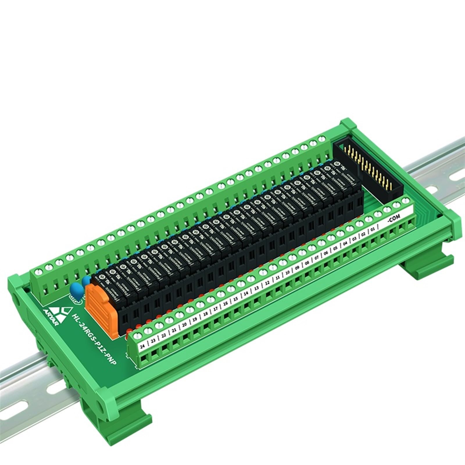 Módulo de relé de 24 canales de 5V para evitar sobrecargas en placas de control NPN 3