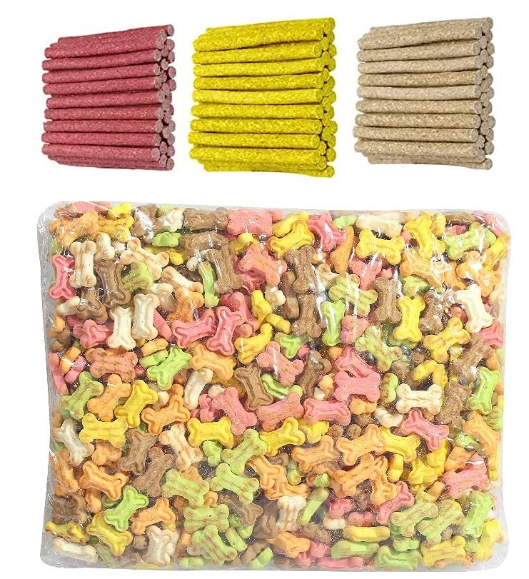 RvPaws Dog Puppy Treat Biscuits Contains 1000gm Multi-Grain Mix Biscuits with 500gm Mix Munchy Sticks (B0B724K93V) Amazon Price History, Amazon Price Tracker