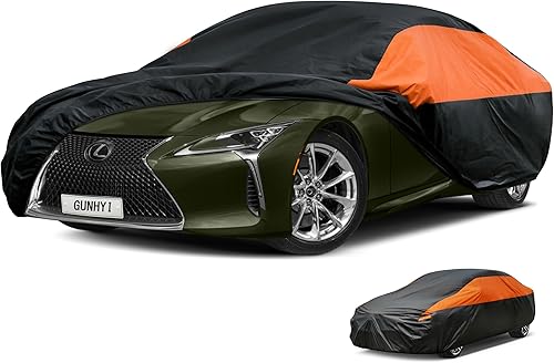 Miniatura 105 de Funda para automóvil Nissan 240SX impermeable para todo tipo de clima, cubierta exterior ligera completa para exteriores, sol, UV, lluvia, polvo