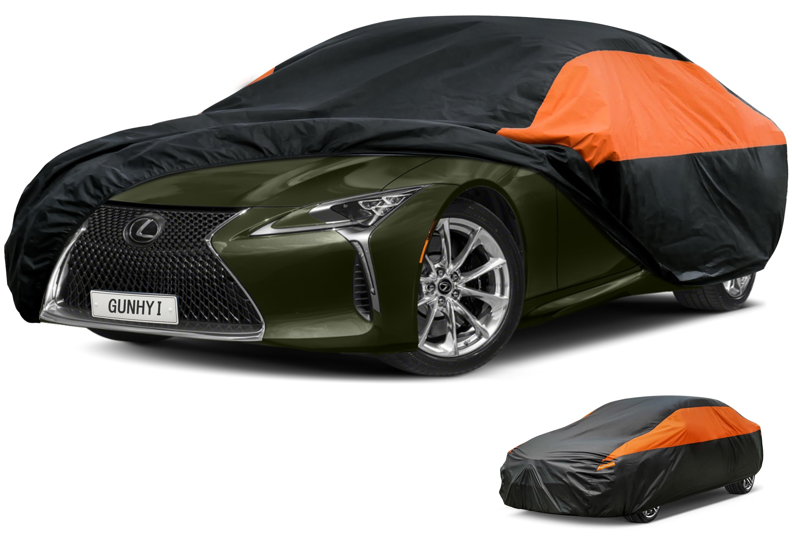 GUNHYI Waterproof Lightweight Full Car Cover Custom Fit Lexus LC 500 500h