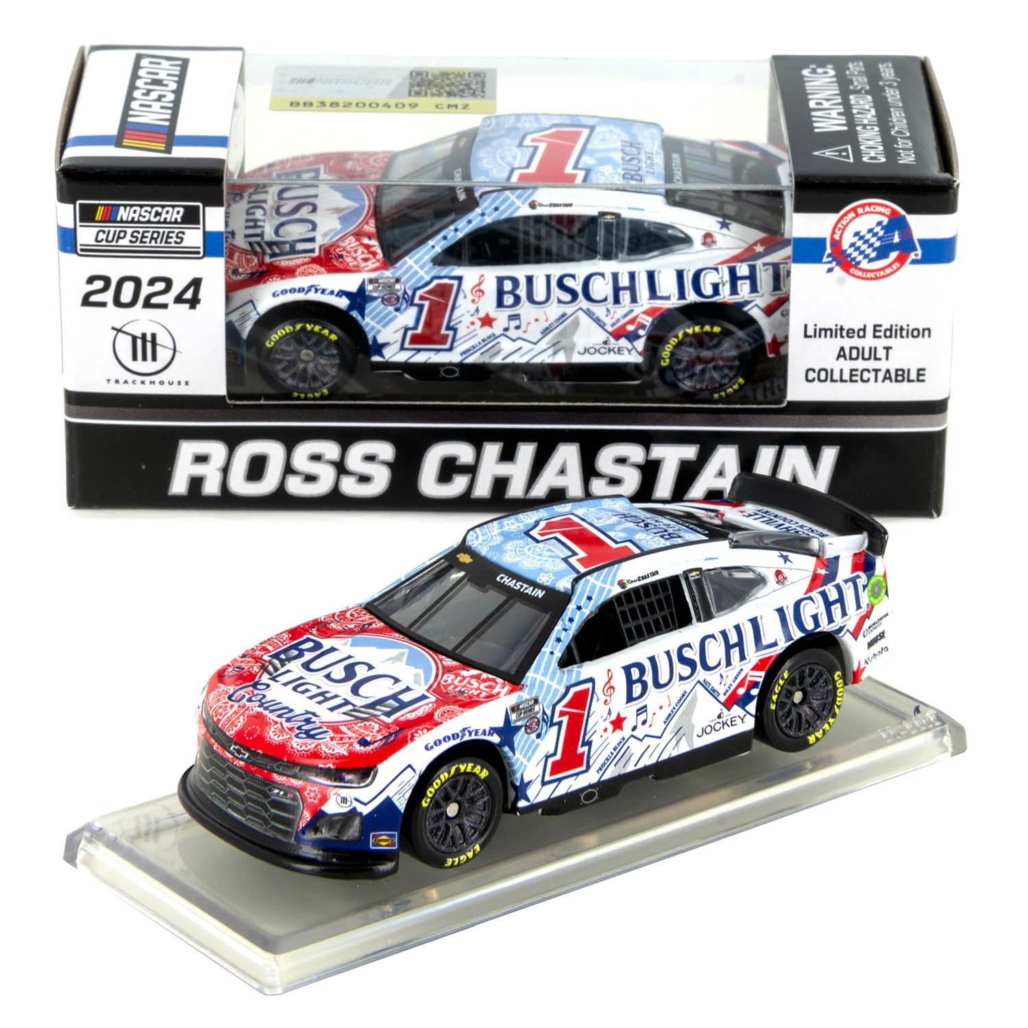 Nascar Diecast Lionel Racing Ross Chastain 2024 BL Country Diecast Car ...