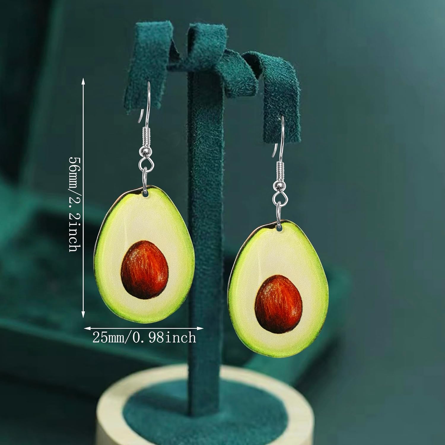 Cute Funny Lightweight Acrylic Vivid Broccoli Vegetables Dangle Drop Earrings for Women Statement Jewelry Gifts - Image 5