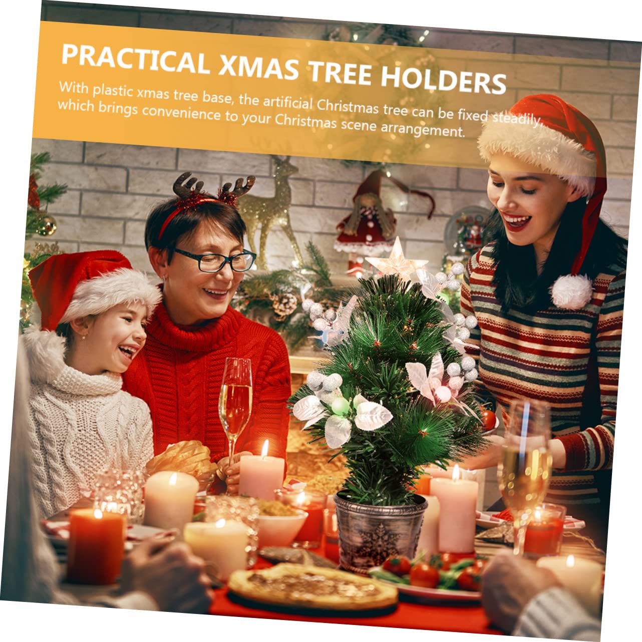 TOPBATHY 3St Weihnachtsbaumbasis Stehen für Weihnachtsbaum dekorativer Weihnachtsbaumständer christbaumständer für kunstbaum weinachtsbaumständer weihnachtsparty liefert Dekorationszubehör