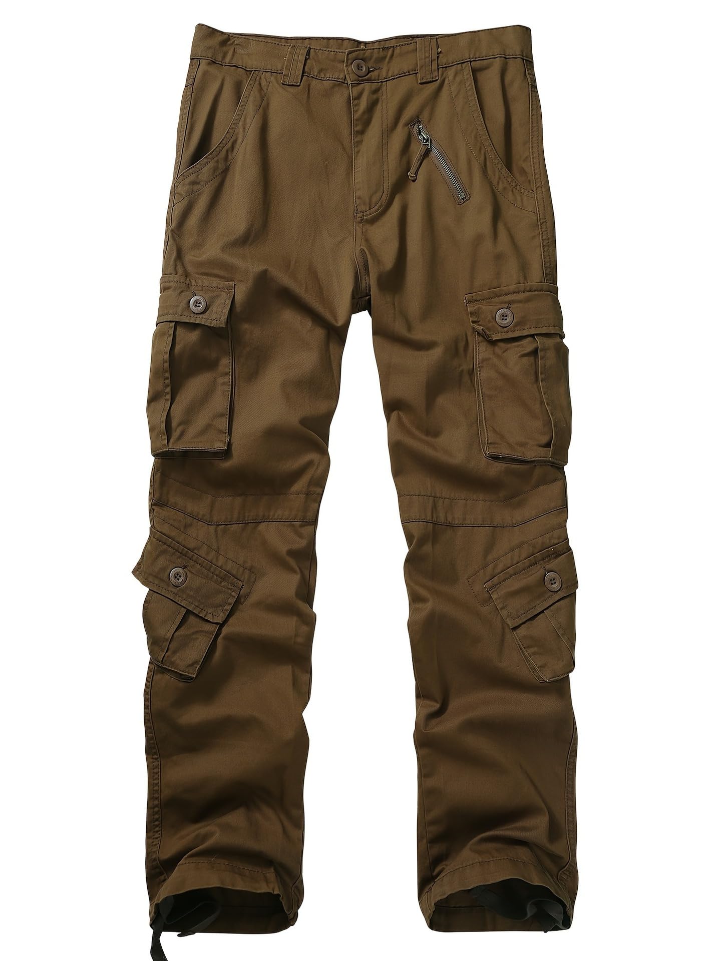Generisch Herren Freizeit Outdoor Multi-Pocket Bequeme gerade Hose Arbeit Jogging Sporthose Jingying Mann Mode Hose