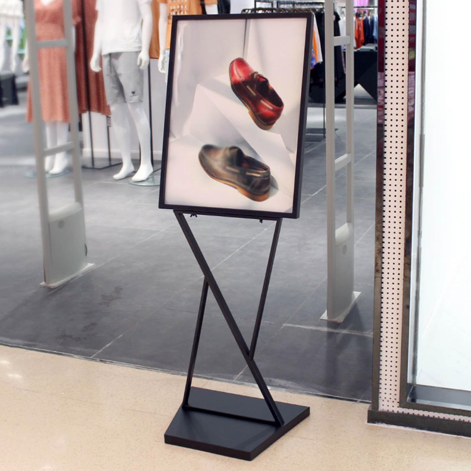 Soporte de Cartulina Resistente Al Aire Libre,Soporte de Cartel Moderno de Doble Cara Soporte de Volante para Tablero Espuma,Soporte Exhibición de La Bandera,Soporte Letrero de Bienvenida La Tienda