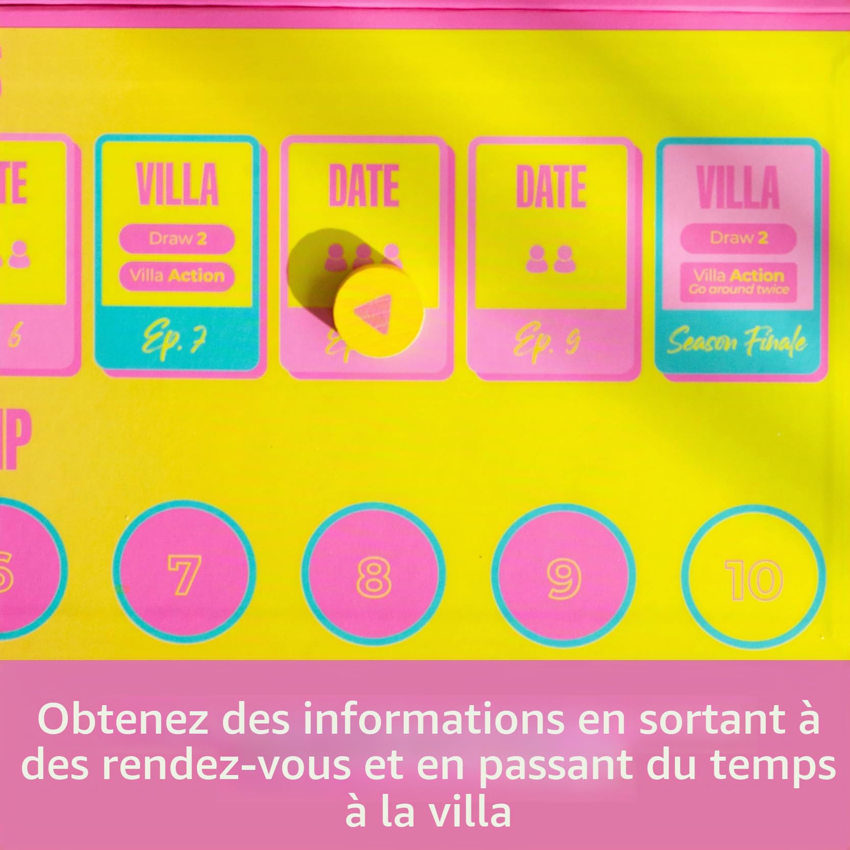 Lovestruck – Jeu de société de télé-réalité | 5 à 10 joueurs, pour groupes, soirée de jeu pour adultes, aucune connaissance télévisée nécessaire, déduction sociale