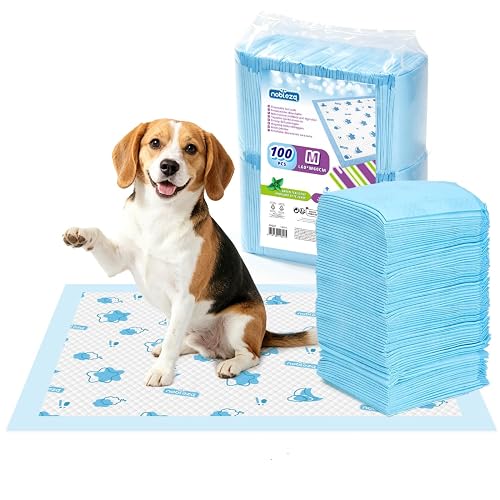 Nobleza Empapadores Perros Pañales 100pcs Desechables para Perros, 60*60cm