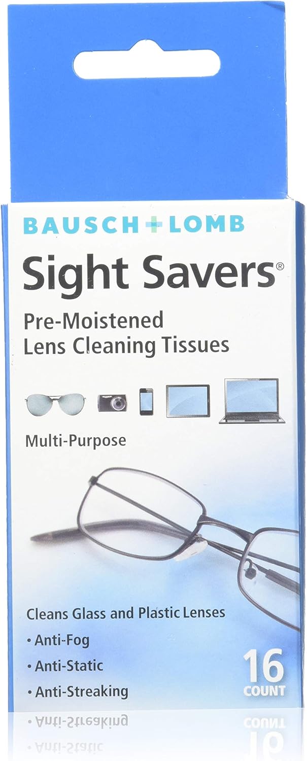 Bausch & Lomb Sight Savers PreMoistened Lens Cleaning