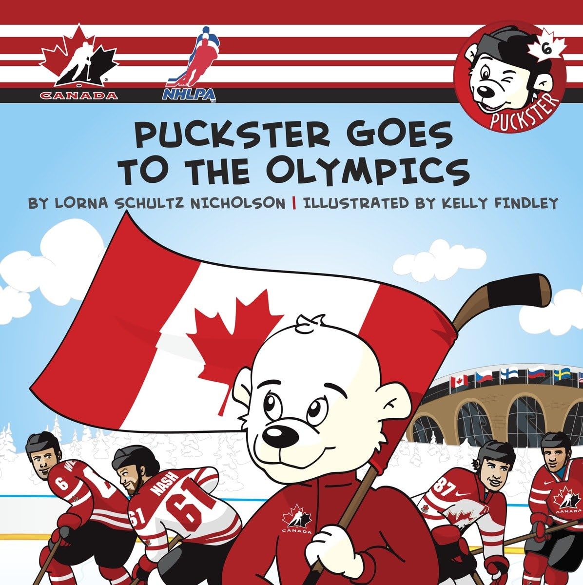 Puckster Goes to the Olympics Nicholson, Lorna Schultz and Findley, Kelly