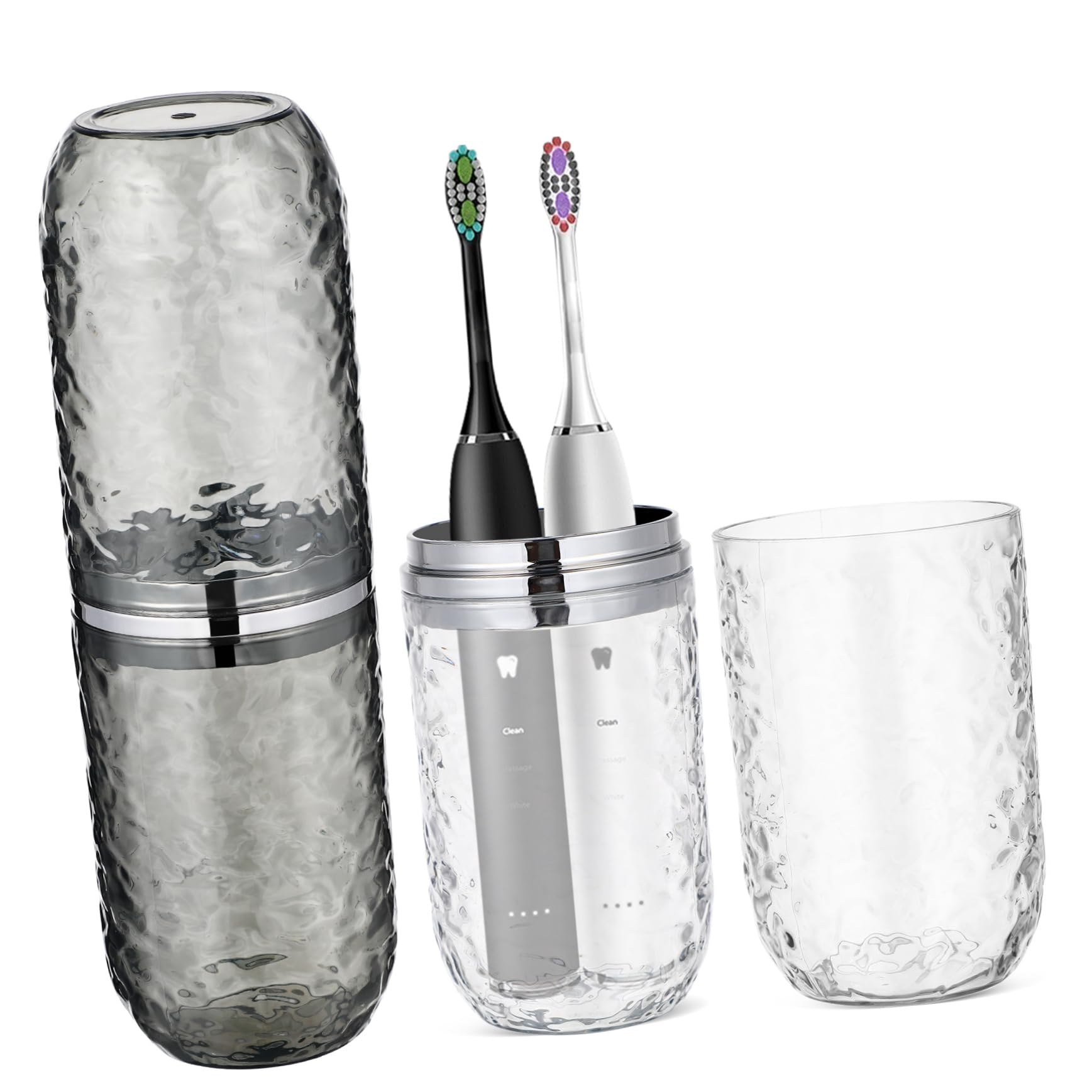 Porta Spazzolino Da Denti Da Viaggio Contenitore Portatile Per Dentifricio 2 Pezzi Scatola Per Spazzolino Da Denti Per Uso Domestico E Da Viaggio
