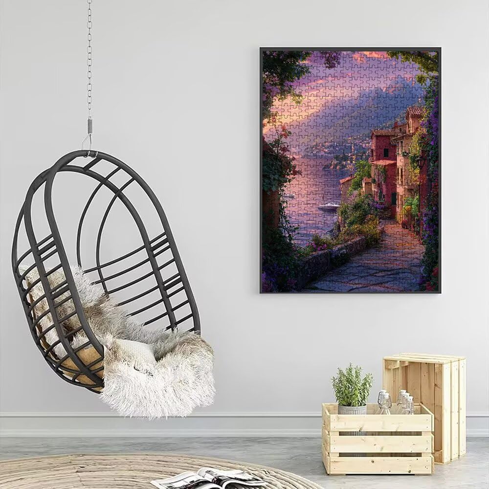 Puzzle 6000 Pezzi, Paesaggio Città 3D Puzzle per Adulti Impegnativo, Educa Puzzles Artistico, Divertente E Stimolante Puzzles Decorativo per La Famiglia, Regalo e Decorazione Pareti DX0YL6-935