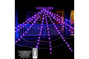 Giant Spider Web Light for Halloween Decoration