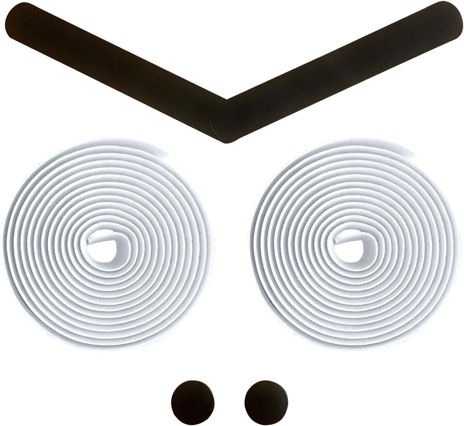 Alien Pros Bike Handlebar Tape EVA (Set of 2) Black Red White Blue Pink Green - Enhance Your Bike Grip with These Bicycle Handle bar Tape - Wrap Your Bike for an Awesome Comfortable Ride