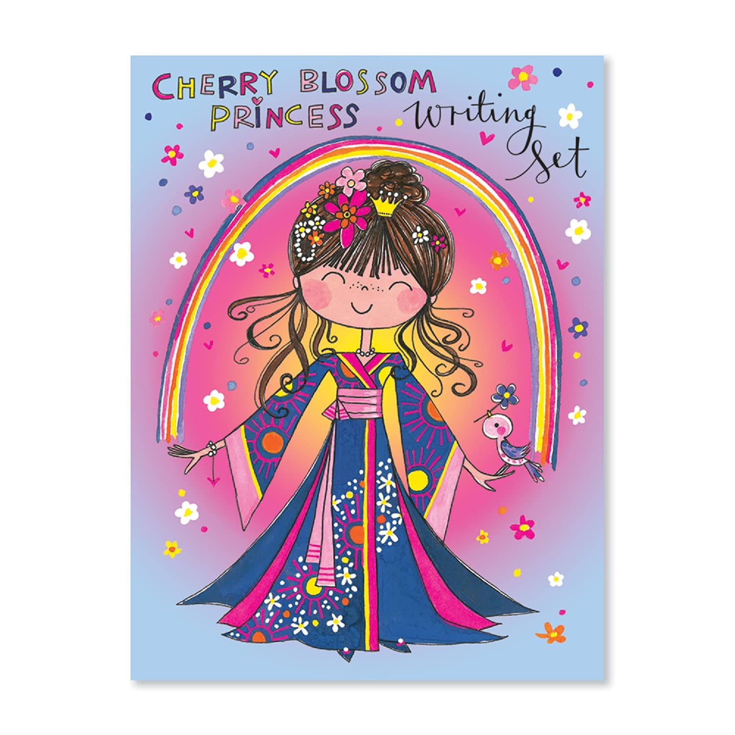 Rachel EllenDesigns Ltd Writing Set Wallet - Cherry Blossom Princess - WS35