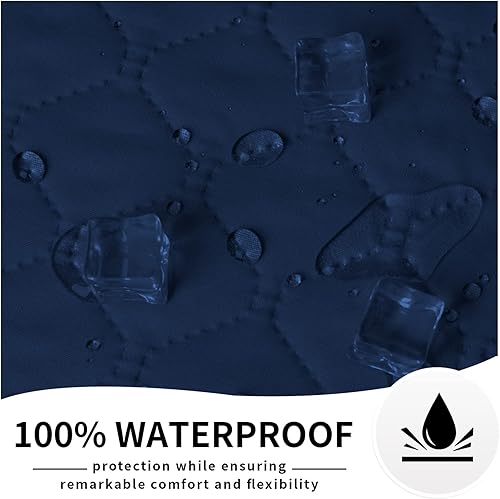 Miniatura 5 de Easy-Going Funda de cama 100% impermeable para perro, reversible, a prueba de fugas, lavable, protector de muebles para mascotas, niños, perros y