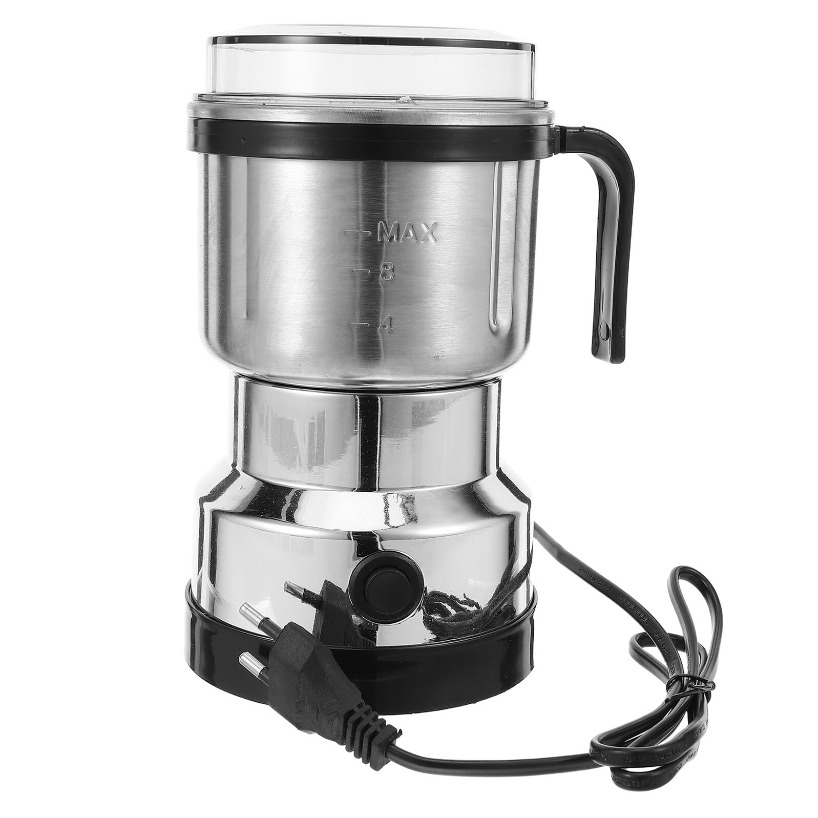 Toyvian Molinillo De Café Eléctrico De Acero Inoxidable Mini Molinillo De Especias Para Cocina Para Café Arroz Especias y Condimentos