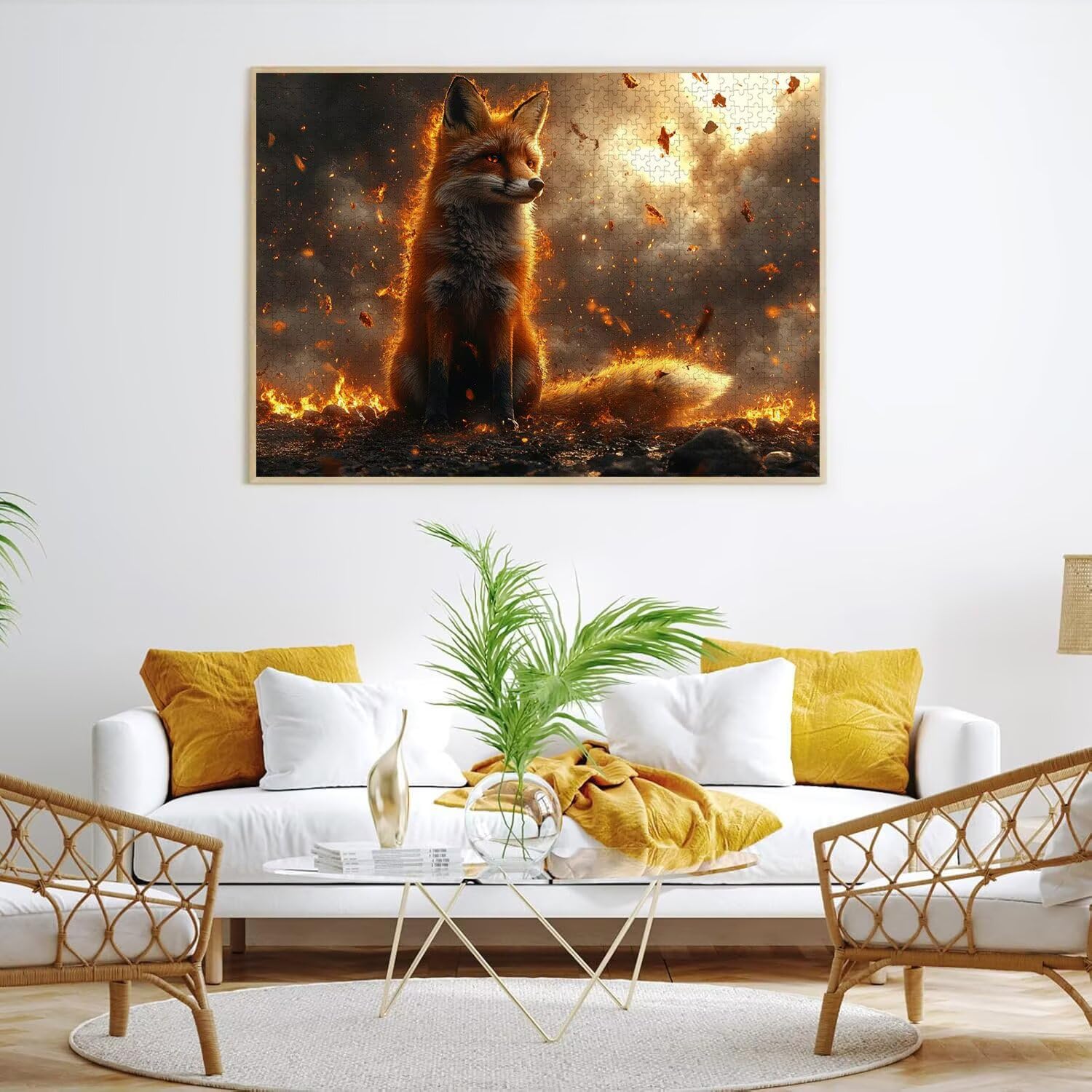 Puzzle dla dorosłych 6000, Fox Flame, 179x105cm, n-224